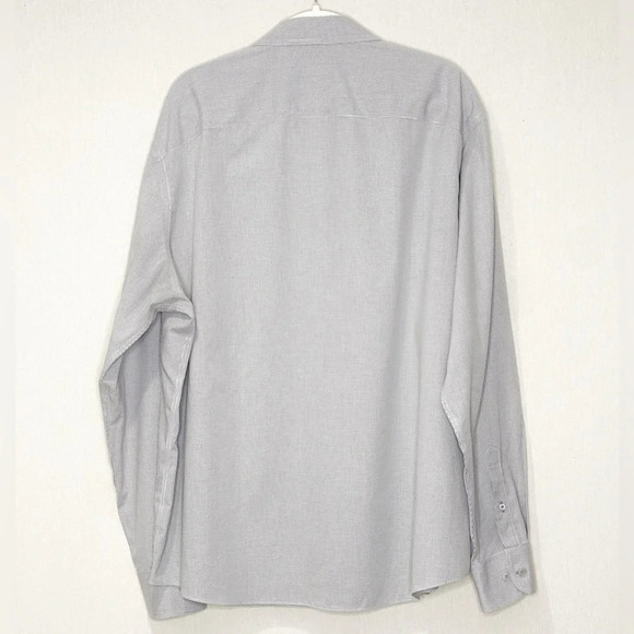 UNTUKit Gargiulo Men’s Gray Checkered Button Down Shirt‎ 100% Cotton Size XXXL - Picture 2 of 8